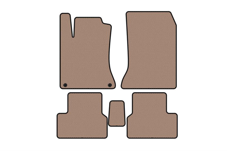 Mercedes B-class W246 2011-2018 Gummimatten Carsuit (2011-2014, Beige) Foto 1