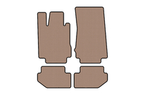 Mercedes CL-class C215 1999-2006 Gummimatten Carsuit (Beige) Foto 1
