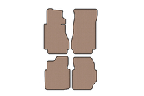 Mercedes W123 1975-1986 Gummimatten Carsuit (Beige) Foto 1