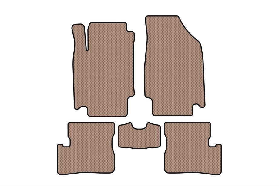 Nissan Micra K12 2003-2010 Gummimatten Carsuit (HB, beige) Image