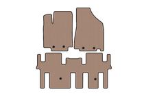 Nissan Pathfinder R52 2012-2021 Gummimatten Carsuit (2 Reihen, beige) Foto 1