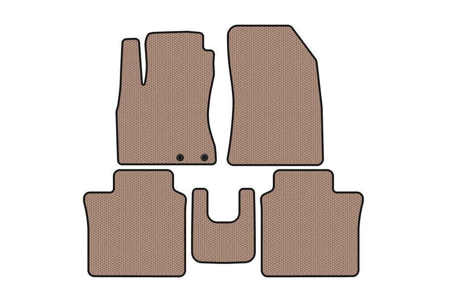 Nissan Note 2012-2020 Gummimatten Carsuit (HB, beige) Image