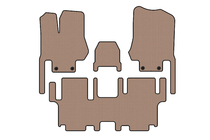 Nissan Quest 2011-2017 Gummimatten Carsuit (2 Reihen, 7-Sitzer, beige) Foto 1