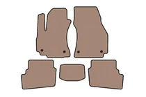 Opel Zafira A 1998-2005 Gummimatten Carsuit (2 Reihen, 2003-2005, 7-Sitzer, beige) Foto 1