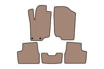 Peugeot 207 2006–2014 Gummimatten Carsuit (HB, 5-türig, beige) Foto 1