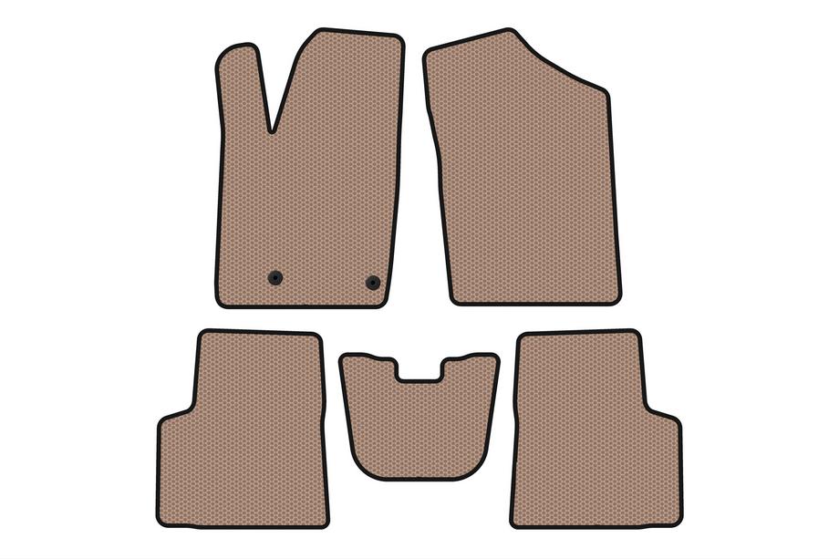 Peugeot Partner 1996-2008 Gummimatten Carsuit (Beige) Image
