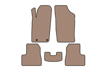 Peugeot 206 1998-2024 Gummimatten Carsuit (2009-2013, Beige) Foto 1