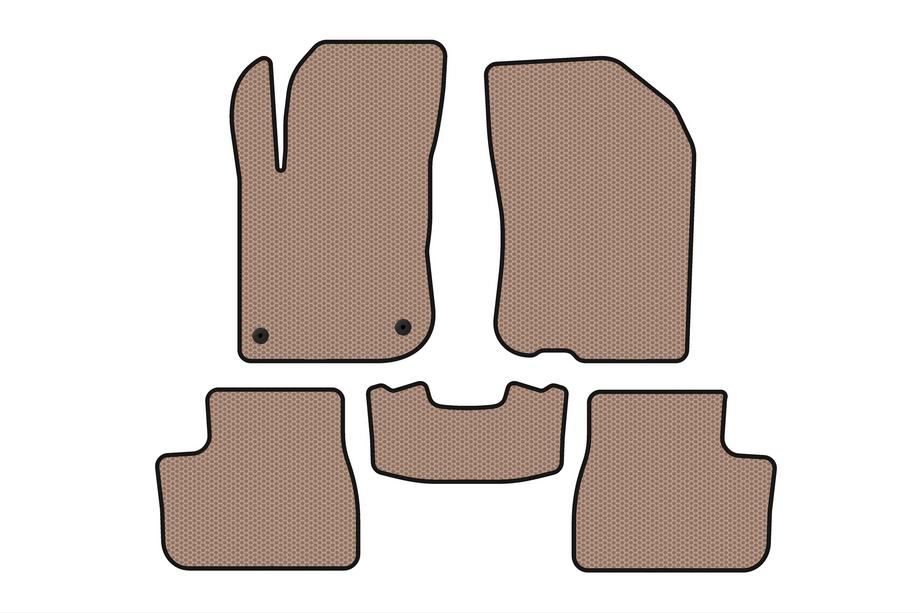 Peugeot 208 2012-2019 Gummimatten Carsuit (Beige) Image