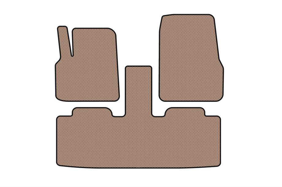 Renault Espace 2002-2014 Gummimatten Carsuit (2 Reihen, 7-Sitzer, beige) Foto 1