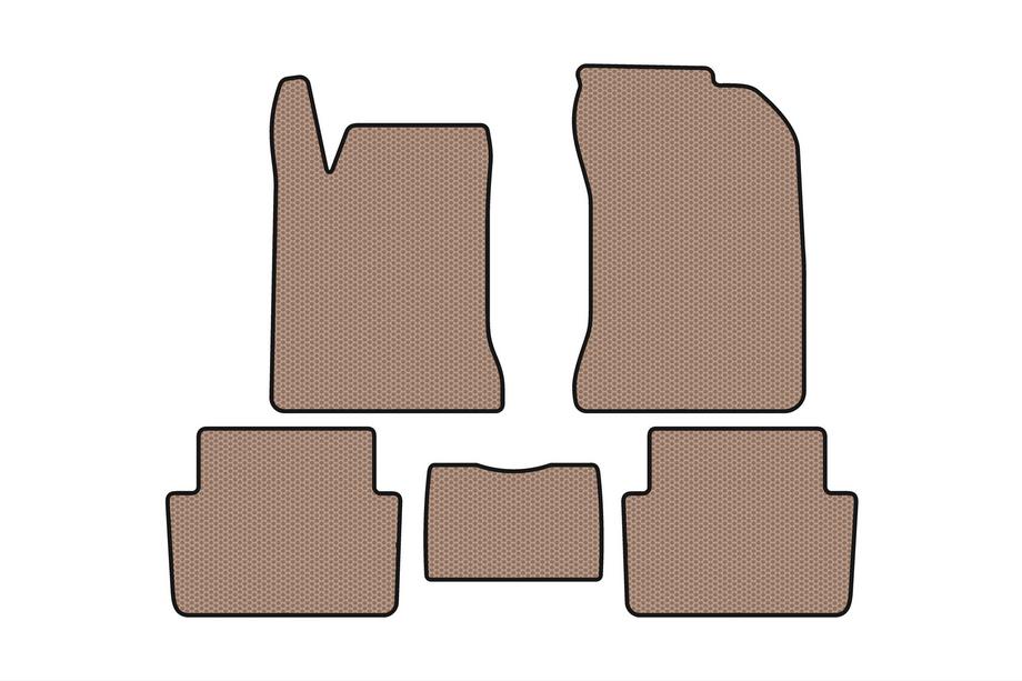 Renault Laguna 2001-2007 Gummimatten Carsuit (SW, beige) Image