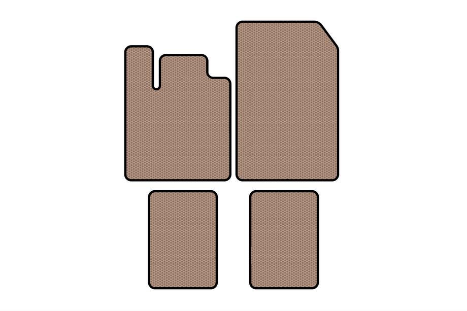 Renault Twingo 2007-2014 Gummimatten Carsuit (Beige) Image