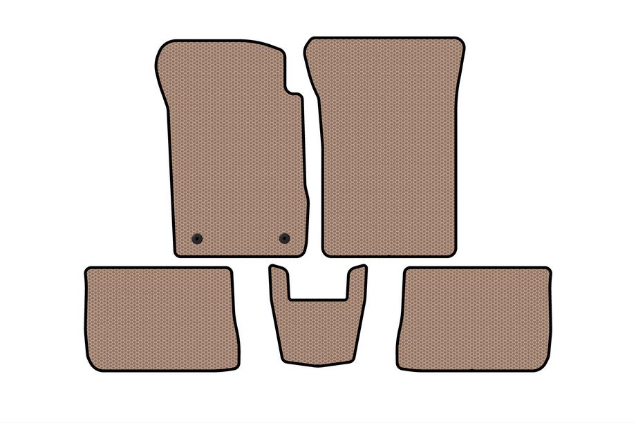 Renault Symbol 2008-2013 Gummimatten Carsuit (SD, beige) Image