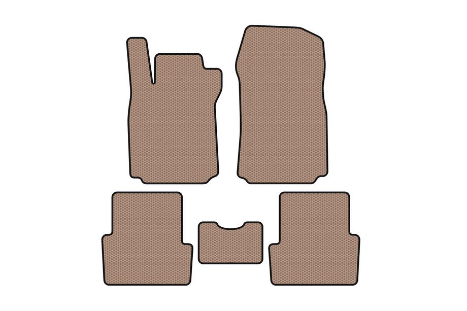 Renault Modus 2005-2012 Gummimatten Carsuit (Beige) Image