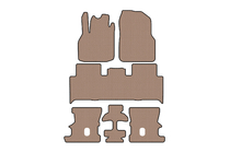 Renault Scenic/Grand 2003-2009 Gummimatten Carsuit (3 Reihen, beige) Foto 1