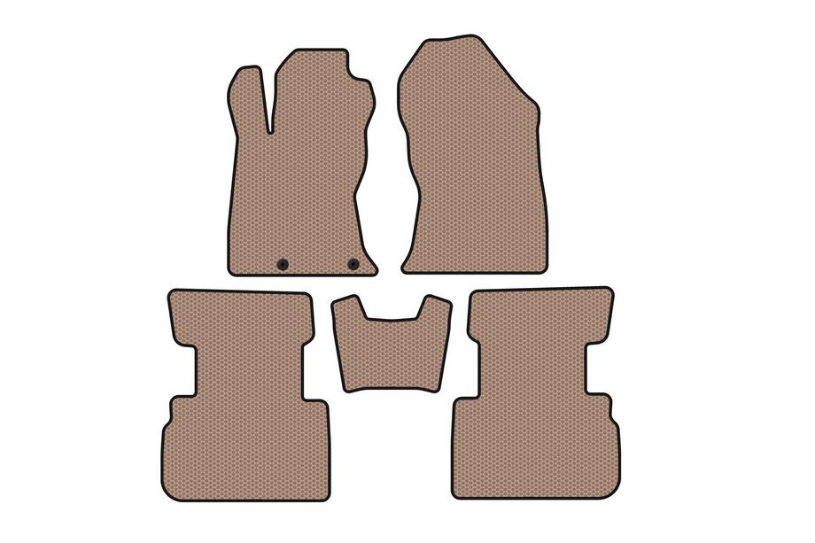 Subaru Forester 2018-2024 Gummimatten Carsuit (Beige) Image