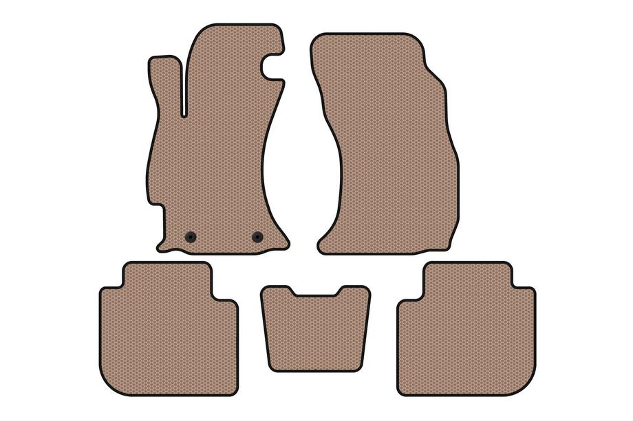 Subaru Forester 2013-2018 Gummimatten Carsuit (2013-2017, beige) Image
