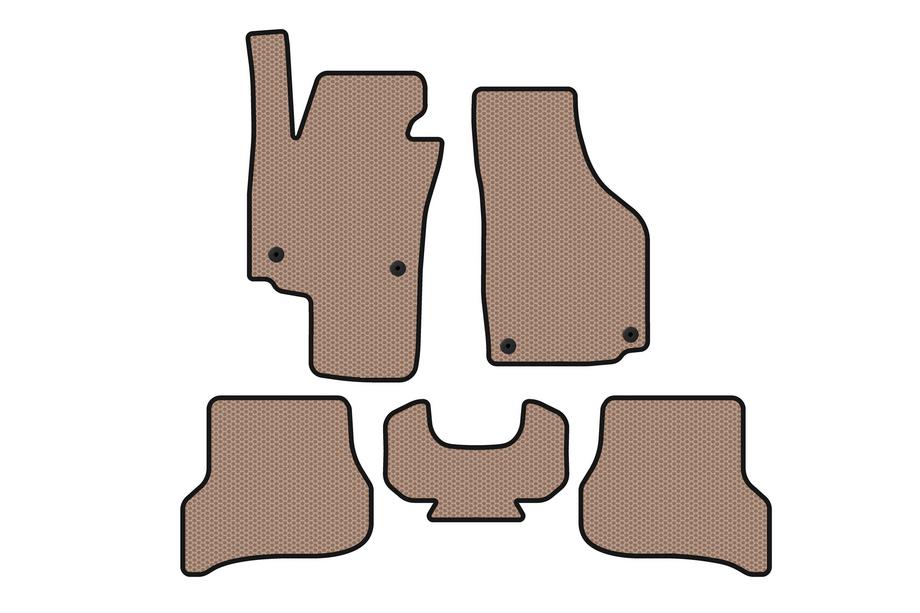 Seat Altea 2004-2015 Gummimatten Carsuit (Beige) Image