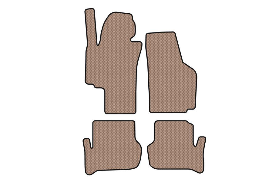 Seat Toledo 2005-2012 Gummimatten Carsuit (Beige) Image