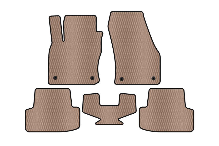 Seat Ateca 2016- Gummimatten Carsuit (Beige) Image