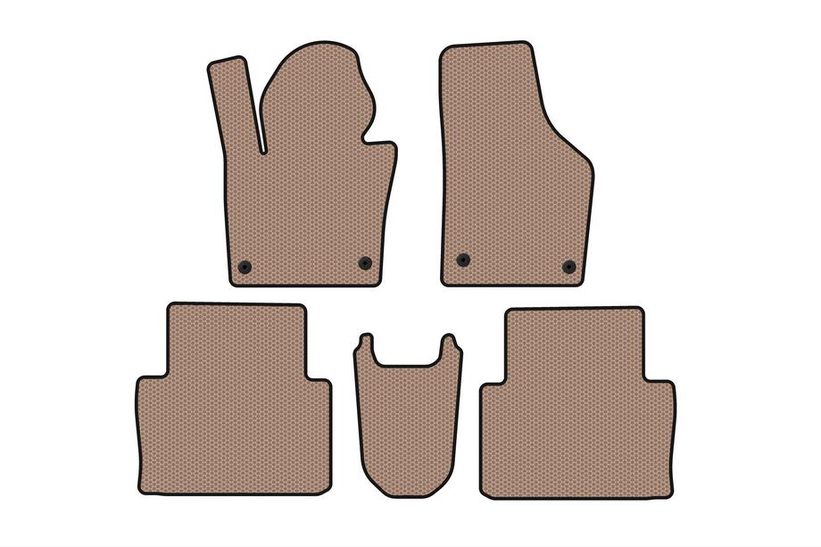 Seat Alhambra 2010- Gummimatten Carsuit (2015+, beige) Image