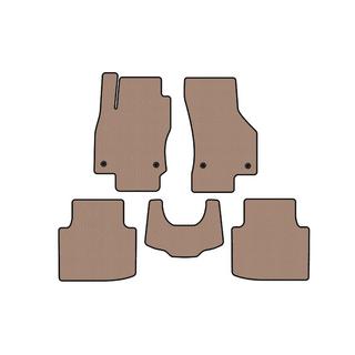 Gummimatten Carsuit (mit Pfote, beige) Skoda Superb 2015-2024 Foto 1