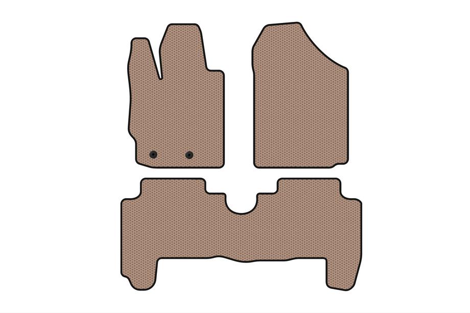 Toyota Yaris 2006-2011 Gummimatten Carsuit (HB, 5-türig, beige) Image