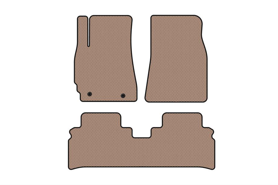 Toyota Highlander 2000-2008 Gummimatten Carsuit (Beige) Image