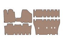 Toyota Sienna 2003-2009 Gummimatten Carsuit (3 Reihen, beige) Foto 1