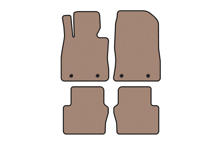 Toyota Yaris 2010-2020 Gummimatten Carsuit (Elektro, 2017-2020, SD, beige) Foto 1