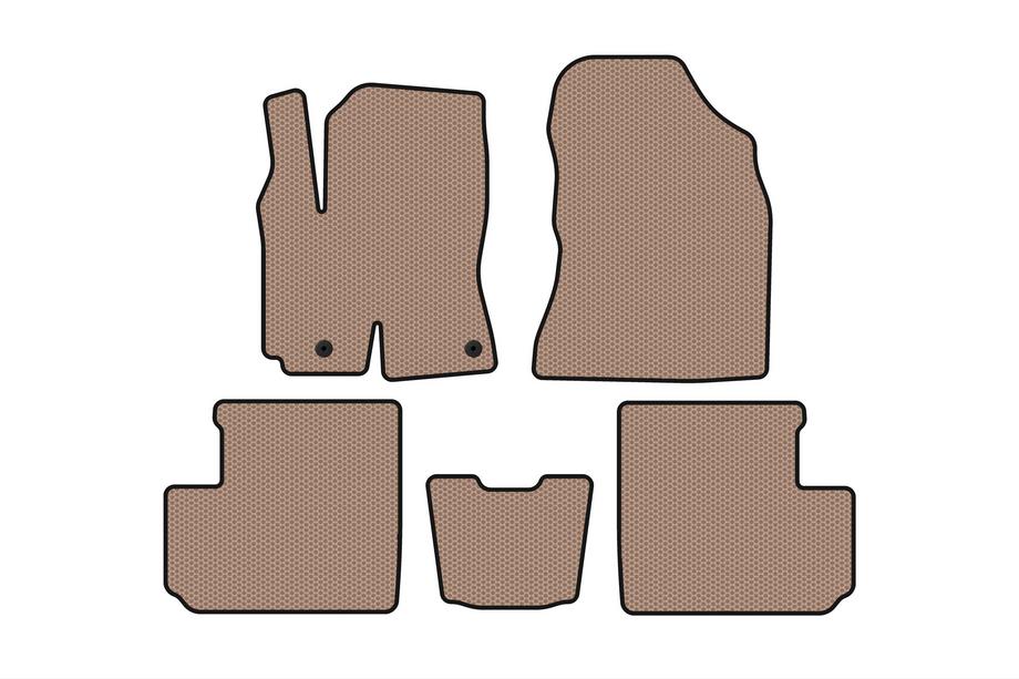 Toyota Rav 4 2001-2005 Gummimatten Carsuit (Beige) Image