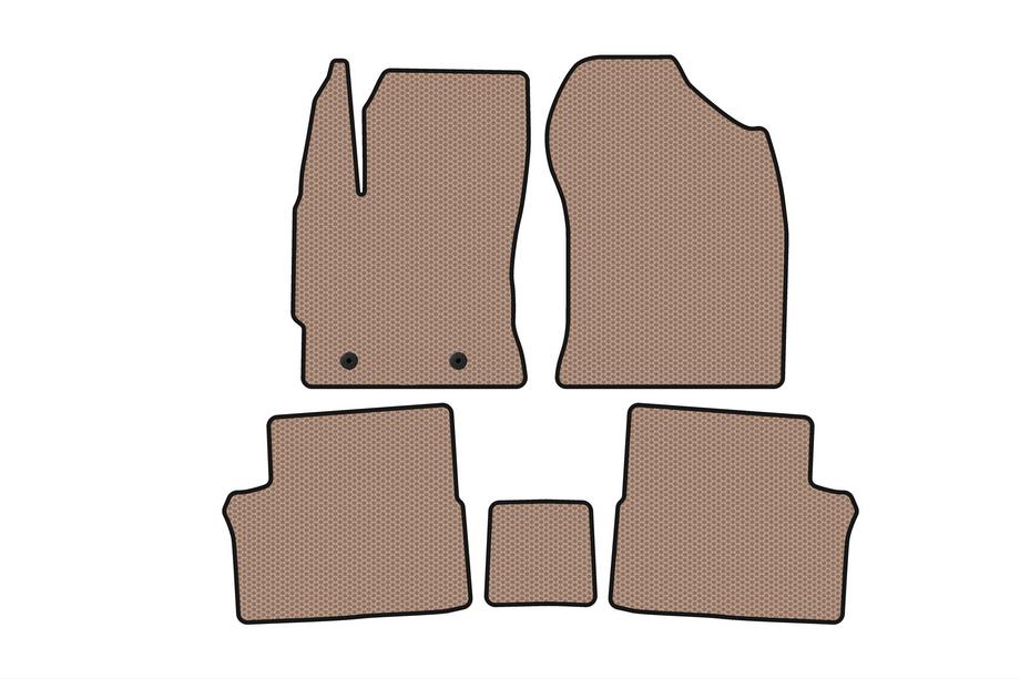 Toyota Auris 2012-2018 Gummimatten Carsuit (Beige) Image