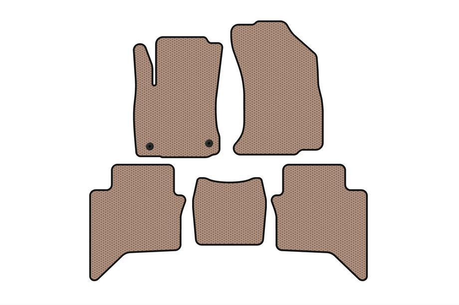 Toyota Hilux 2015- Gummimatten Carsuit (Beige) Image