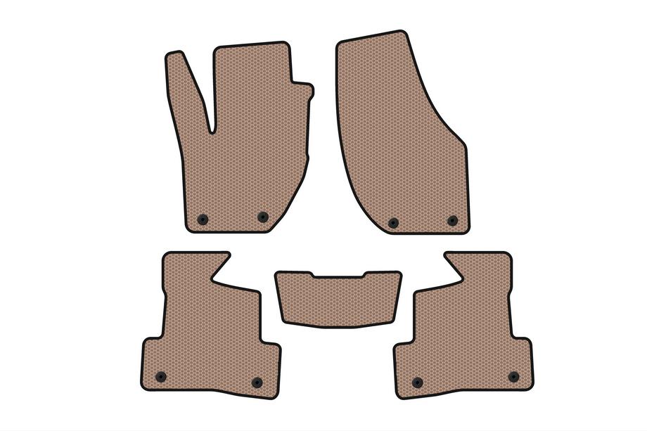Volvo V40 2012- Gummimatten Carsuit (2012-2016, HB, beige) Image