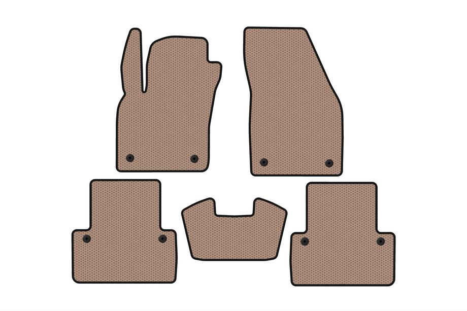 Volvo V50 2004-2012 Gummimatten Carsuit (2007-2012, SW, beige) Image