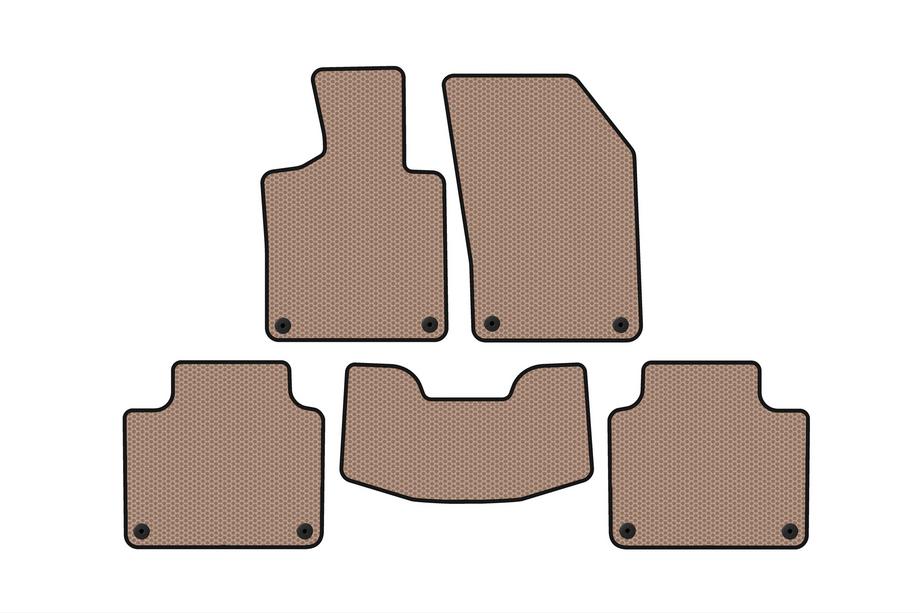 Volvo V90 1997-1998 Gummimatten Carsuit (SW, beige) Image