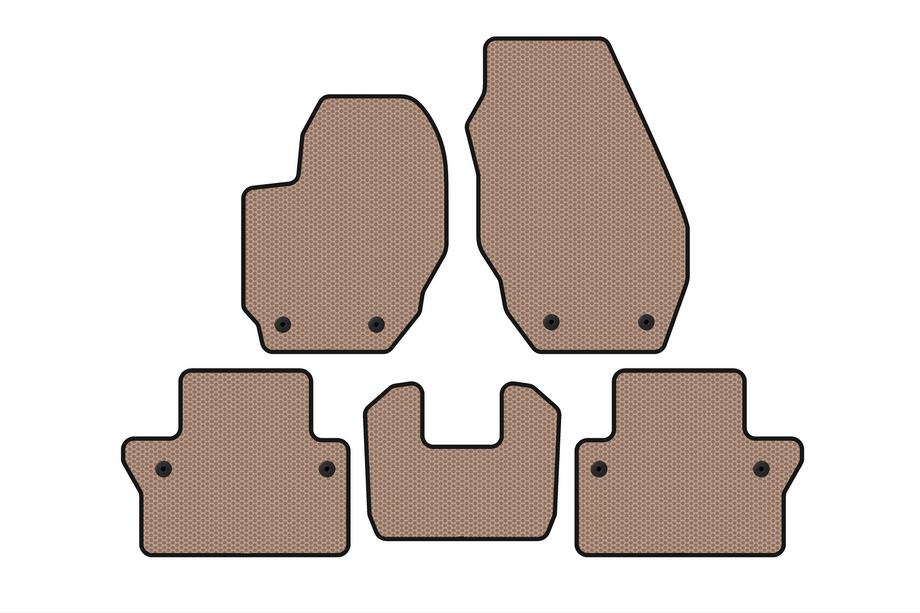 Volvo V70 2007-2013 Gummimatten Carsuit (Beige) Image