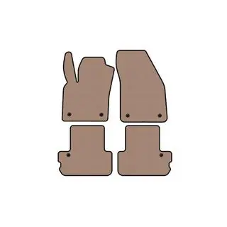 Gummimatten Carsuit (Cabriolet, beige)