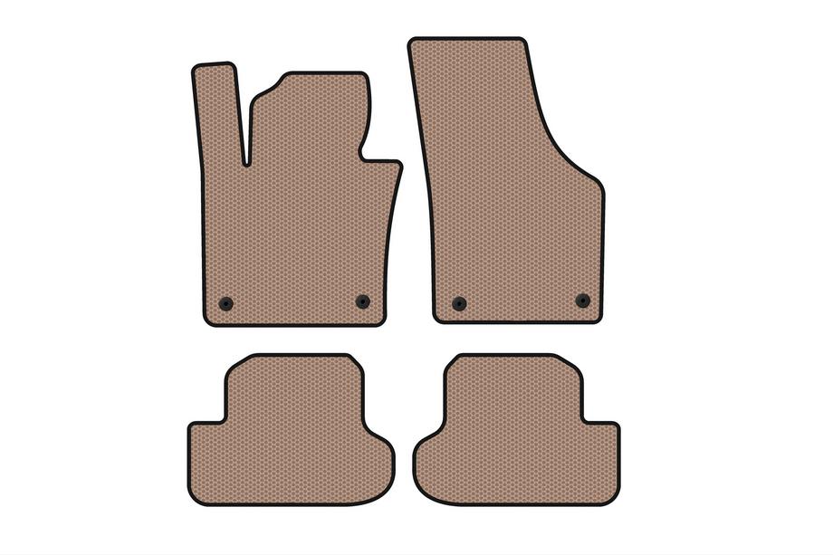 Volkswagen Beetle 2011-2015 Gummimatten Carsuit (HB, beige) Image