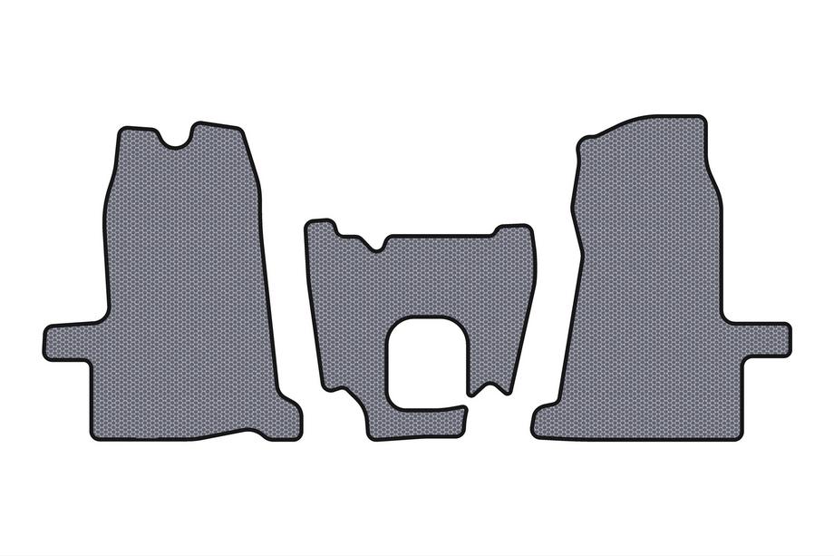 Ford Transit 2000–2014 Gummimatten Carsuit (2000-2006, 1+1, Schaltgetriebe, grau) Image