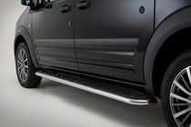 Ford Connect 2006–2009 Trittbretter Maydos V1 (2 Stk., Aluminium & Edelstahl) Maxi Radstand Foto 1