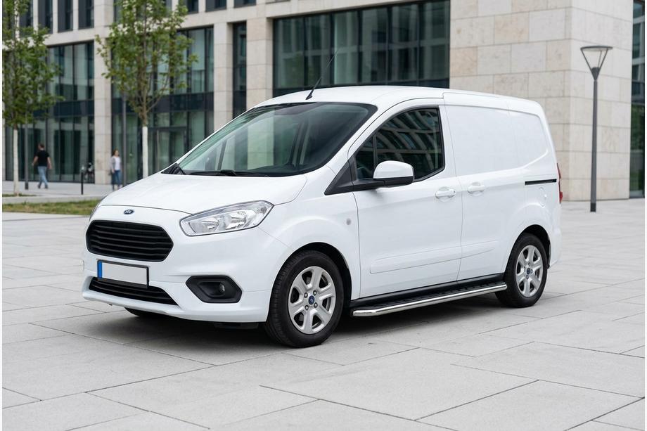 Ford Courier 2014-2023 Trittbretter Maydos V1 (2 Stk., Edelstahl) Image