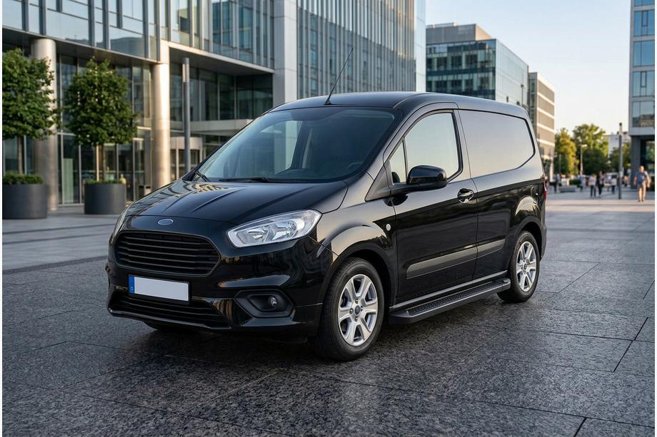 Ford Courier 2014-2023 Trittbretter Allmond Black (2 Stk., Aluminium) Image
