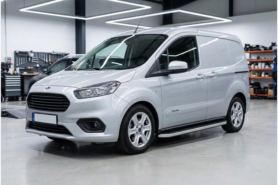Ford Courier 2014-2023 Seitenschweller Tayga Grey (2 Stk., Aluminium) Image