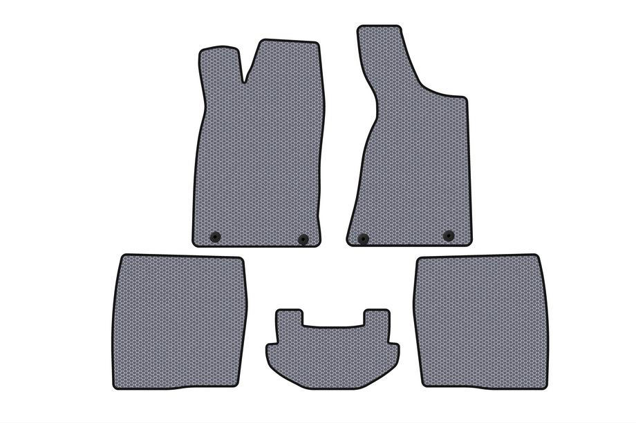 Audi 80/90 1987-1996 Gummi-Fußmatten Carsuit (1987-1991, Limousine, grau) Image