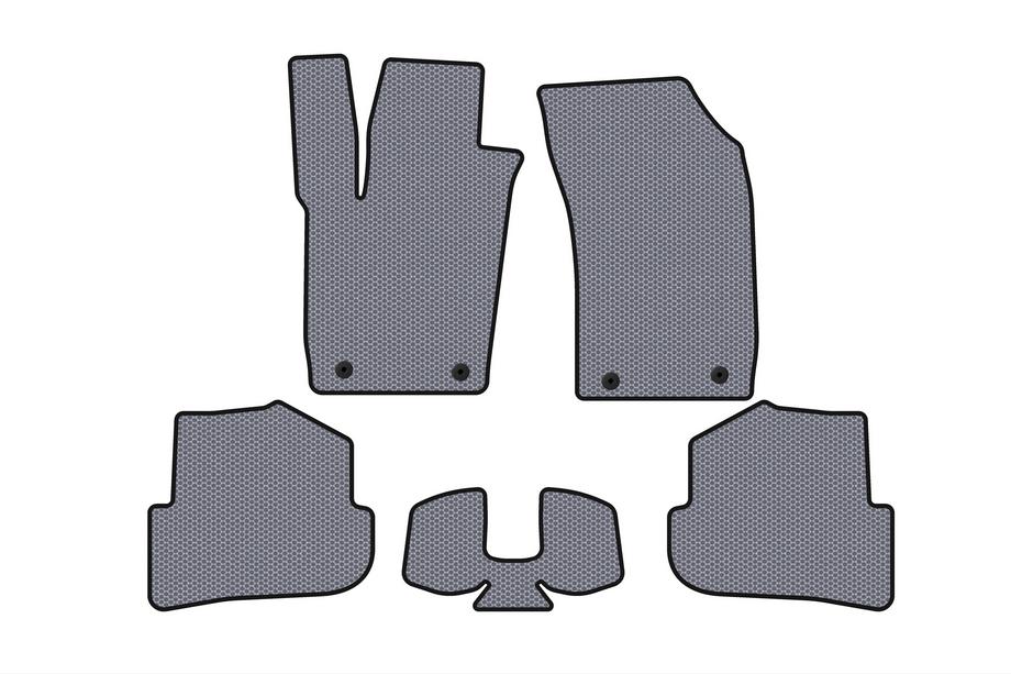Audi A1 2010-2018 Gummimatten Carsuit (HB, 3-türig, grau) Image