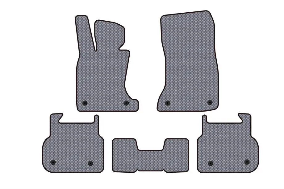 BMW 7 Series F01/F02 2008-2015 Gummimatten Carsuit (für F01, grau) Image