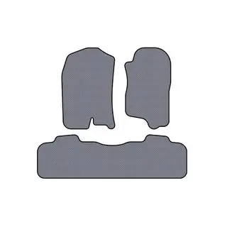 Gummimatten Carsuit (2 Reihen, 2007-2014, grau)