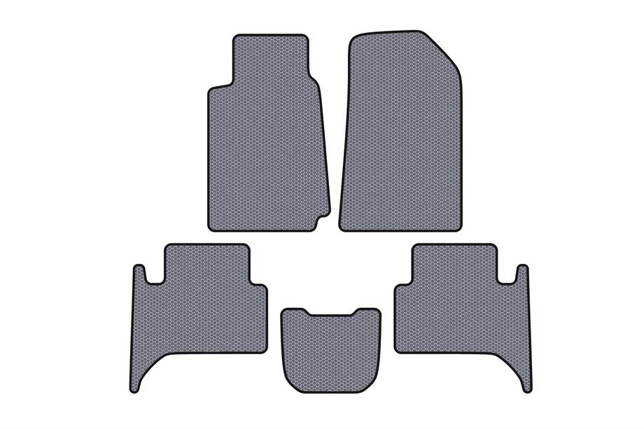 Chevrolet Trailblazer 2012-2019 Gummimatten Carsuit (2 Reihen, Grau) Image