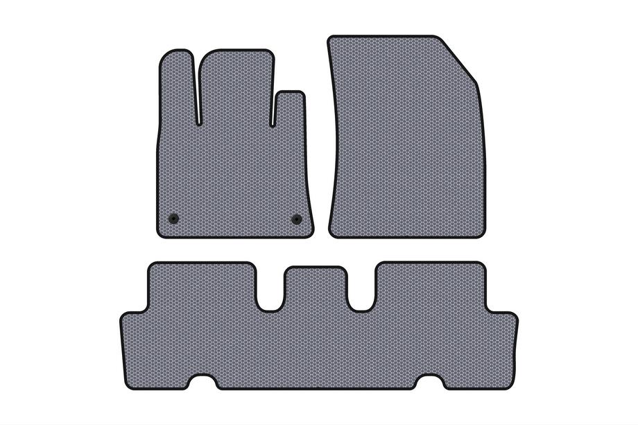 Citroen C-4 Picasso 2013–2022 Gummimatten Carsuit V1 (2 Reihen, Grau) Foto 1