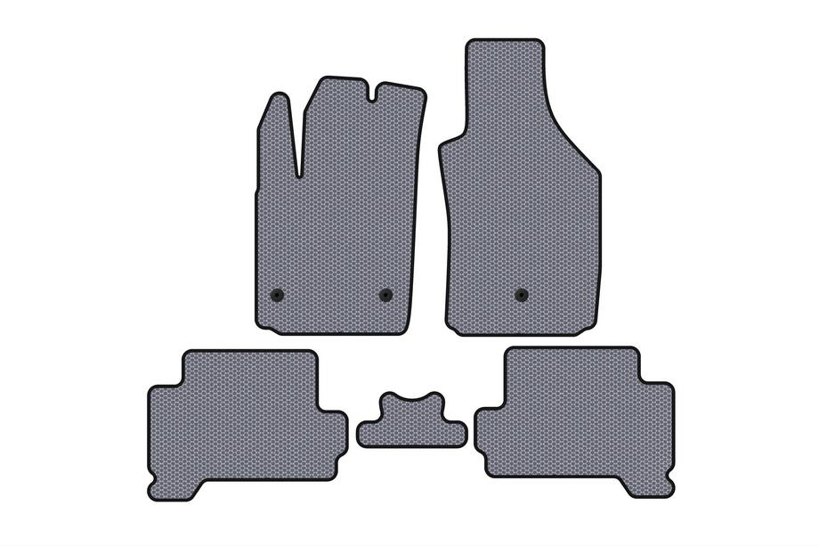 Fiat 500/500L 2013-2022 Gummimatten Carsuit (HB, Elektro, grau) Image